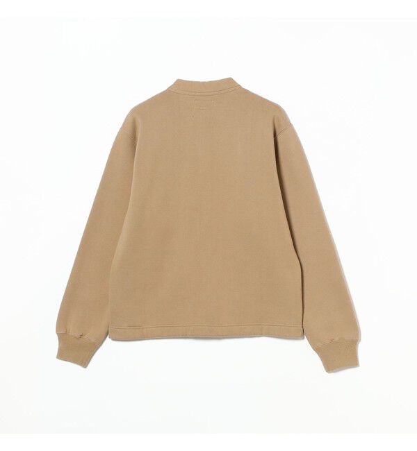 BEAMS PLUS「レイズドバック スウェット Vネック カーディガン」|スウェット・ジャージ|