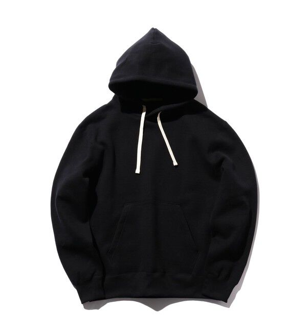 BEAMS PLUS「レイズドバック プルオーバー スウェット フーディ」|スウェット・ジャージ|BLACK
