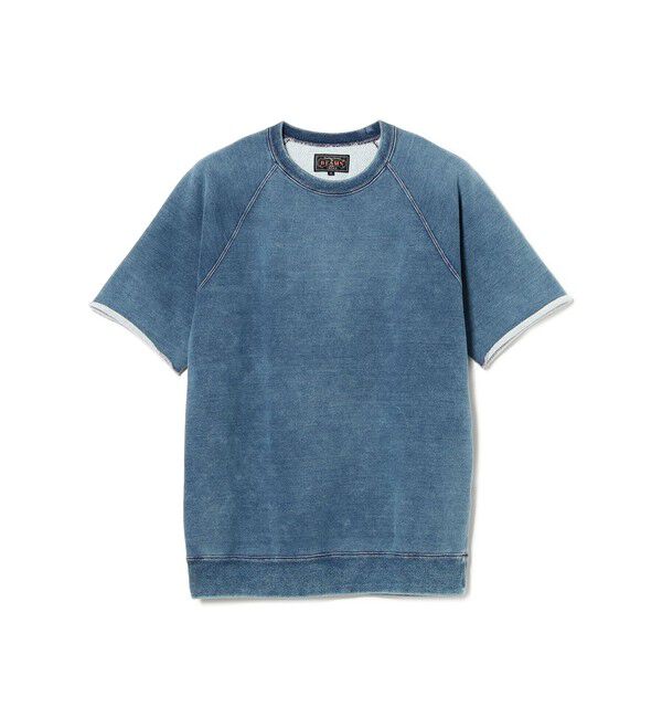 BEAMS PLUS「Sweat Short Sleeve Cut-Off Indigo」|スウェット・ジャージ|