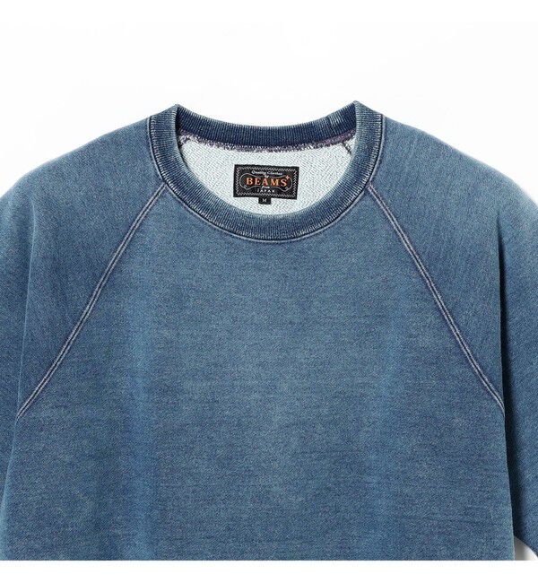 BEAMS PLUS「Sweat Short Sleeve Cut-Off Indigo」|スウェット・ジャージ|