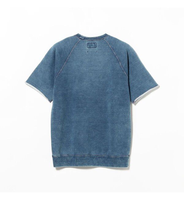 BEAMS PLUS「Sweat Short Sleeve Cut-Off Indigo」|スウェット・ジャージ|