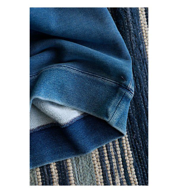 BEAMS PLUS「Sweat Short Sleeve Cut-Off Indigo」|スウェット・ジャージ|