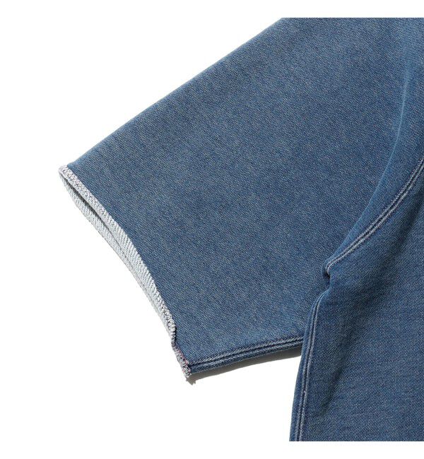 BEAMS PLUS「Sweat Short Sleeve Cut-Off Indigo」|スウェット・ジャージ|