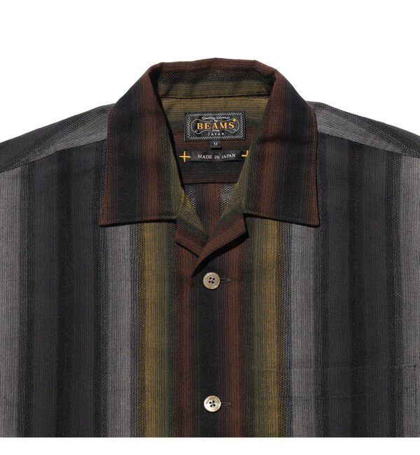 BEAMS PLUS「Cabana Boy-SHT Ombre Stripe」|シャツ・ブラウス|