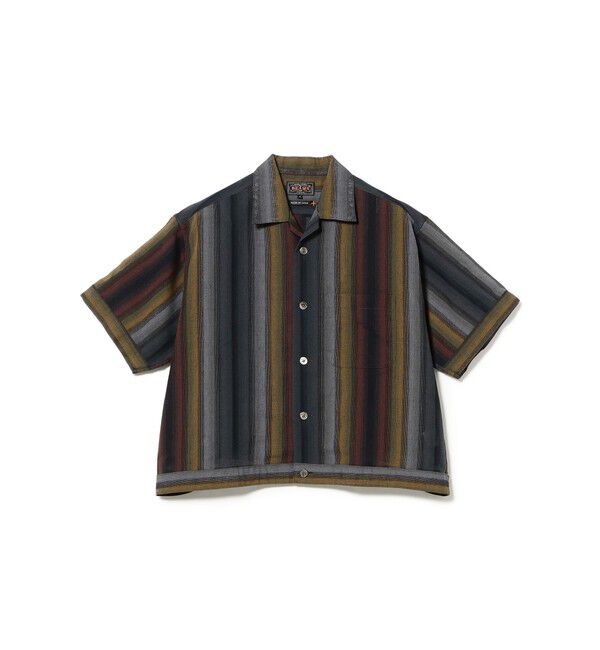 BEAMS PLUS「Cabana Boy-SHT Ombre Stripe」|シャツ・ブラウス|