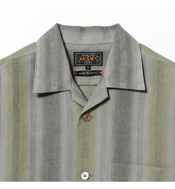BEAMS PLUS「Cabana Boy-SHT Ombre Stripe」|シャツ・ブラウス|