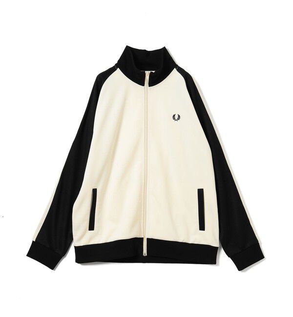 BEAMS「【別注】FRED PERRY / Track Jacket 26FW」|スウェット・ジャージ|ECRU/BLACK