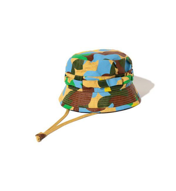 BEAMS PLUS「Jungle Hat 2 Supima Herringbone on Big Camo Print」|その他|