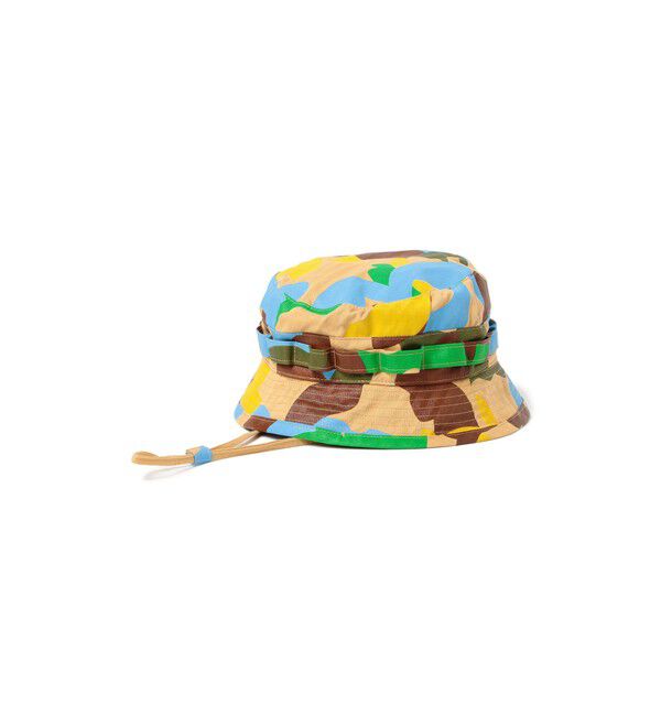BEAMS PLUS「Jungle Hat 2 Supima Herringbone on Big Camo Print」|その他|