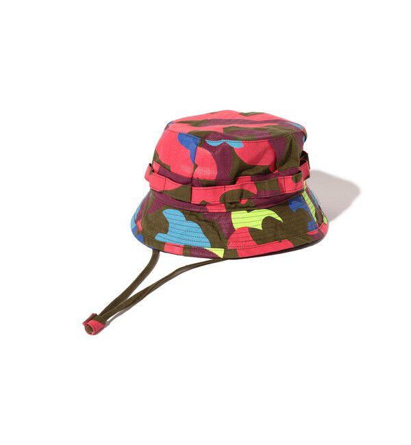 BEAMS PLUS「Jungle Hat 2 Supima Herringbone on Big Camo Print」|その他|