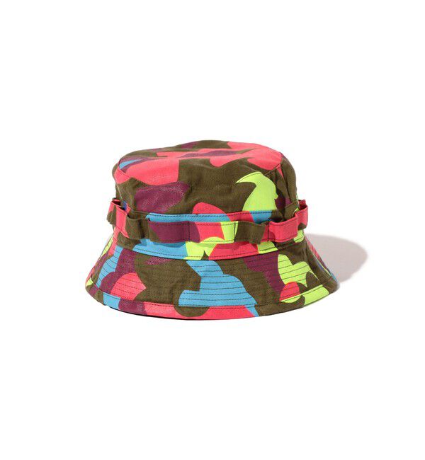 BEAMS PLUS「Jungle Hat 2 Supima Herringbone on Big Camo Print」|その他|