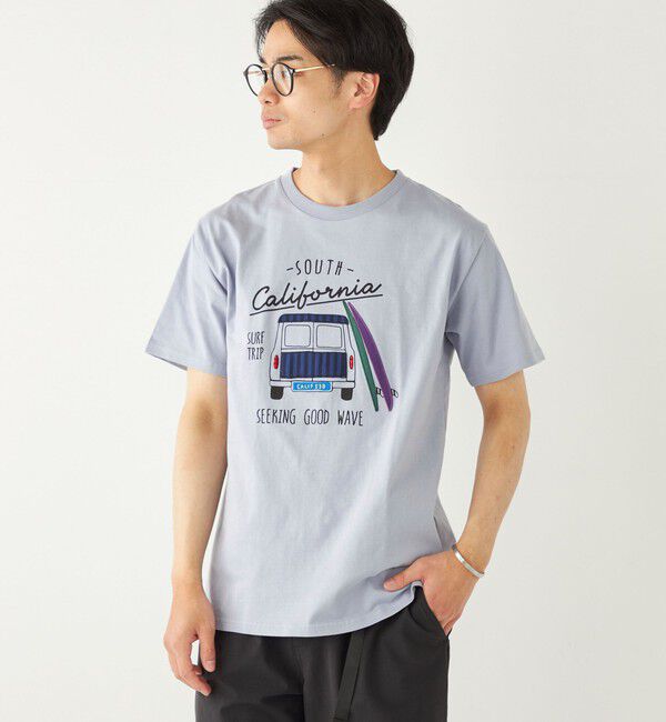 SHIPS Colors 「SHIPS Colors:パッチワーク プリント TEE◇」|Tシャツ・カットソー|