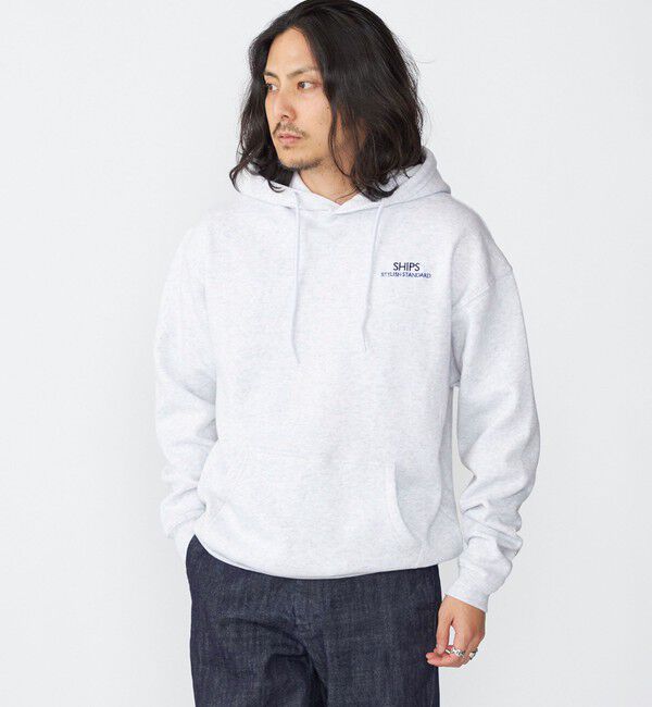 SHIPS「【WEB限定】SHIPS: SCREEN STARS(R) STYLISH STANDARD ロゴ 刺繍 パーカー」|パーカー|
