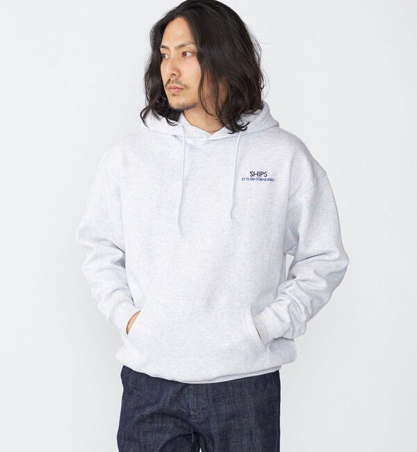 SHIPS「【WEB限定】SHIPS: SCREEN STARS(R) STYLISH STANDARD ロゴ 刺繍 パーカー」|パーカー|