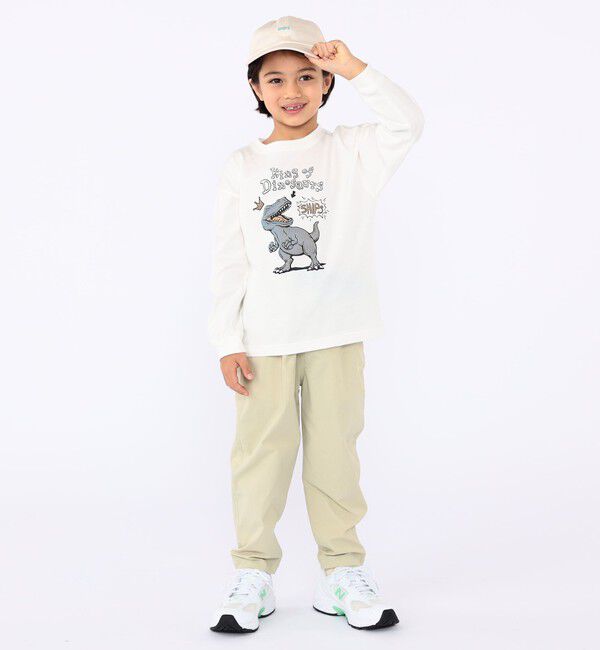 SHIPS KIDS「SHIPS KIDS:100～130cm / ダイナソー チェンジ 長袖 TEE」|Tシャツ・カットソー|
