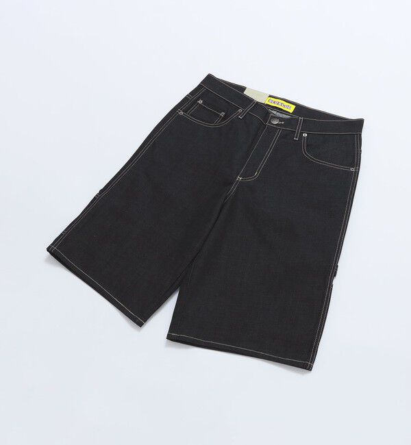 SHIPS「NEO BLUE: BAGGY CARPENTER SHORT」|デニム|