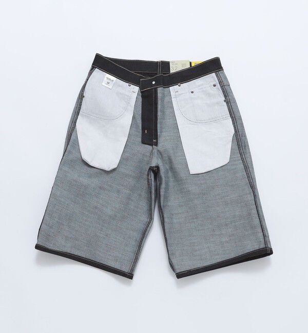 SHIPS「NEO BLUE: BAGGY CARPENTER SHORT」|デニム|