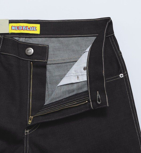 SHIPS「NEO BLUE: BAGGY CARPENTER SHORT」|デニム|