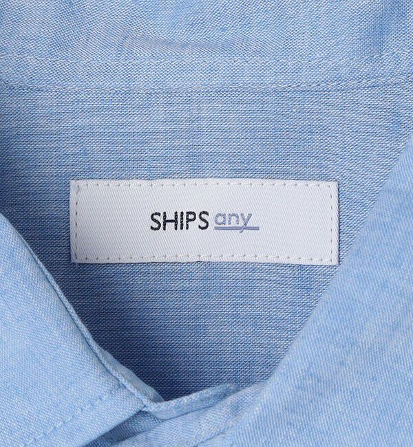 SHIPS any「SHIPS any: コットン/リネン 7分袖 レギュラー シャツ◇」|シャツ・ブラウス|