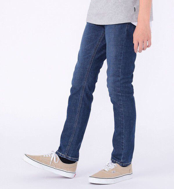 SHIPS KIDS「Lee:100～160cm /ストレッチ ストレート デニム パンツ 」|デニム|