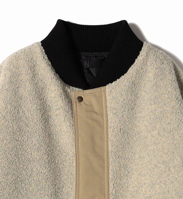 SHIPS for women「【SHIPS別注】Nell: ボア コンビ ロング コート」|その他|