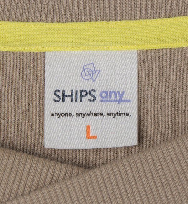 SHIPS any「SHIPS any:〈洗濯機可能〉ボア フリース レイヤード ネック プルオーバー◇」|スウェット・ジャージ|