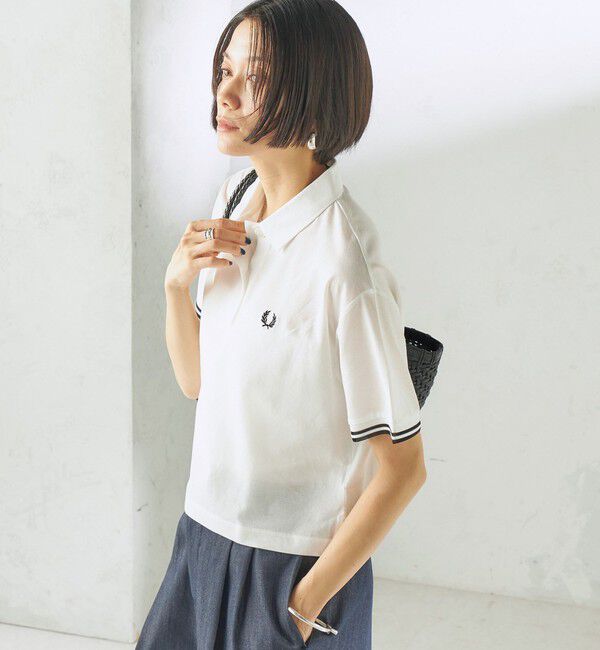 SHIPS for women「FRED PERRY:G2174SHEER TIPPED POLO」|ポロシャツ|