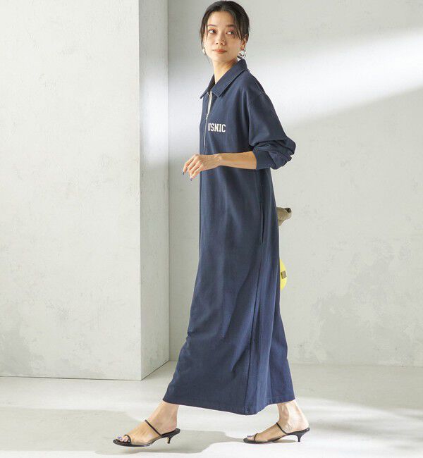 SHIPS for women「NINE CASE:〈洗濯機可能〉裏毛 スウェット ワンピース」|ワンピース|