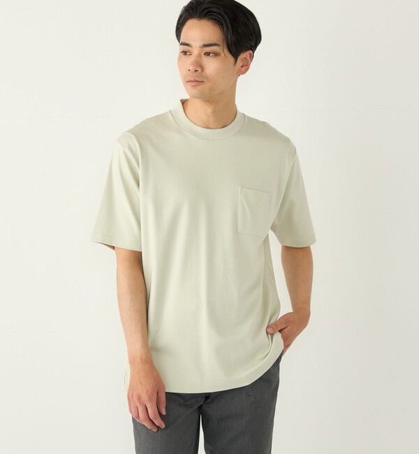 SHIPS Colors 「SHIPS Colors:〈抗菌防臭・接触冷感・紫外線軽減〉スムース ビズT◇」|Tシャツ・カットソー|