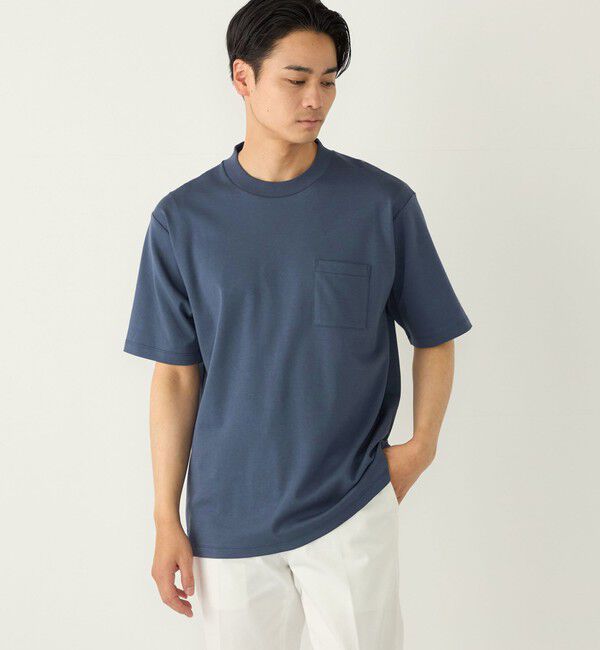 SHIPS Colors 「SHIPS Colors:〈抗菌防臭・接触冷感・紫外線軽減〉スムース ビズT◇」|Tシャツ・カットソー|