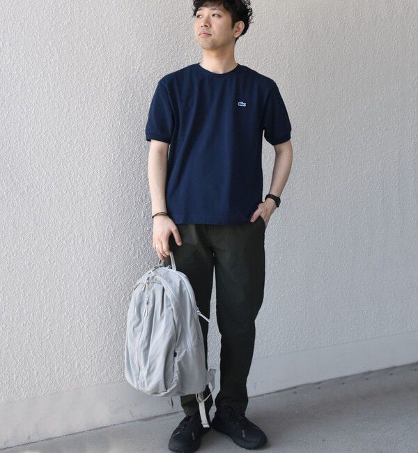 SHIPS any「【SHIPS any別注】LACOSTE: ワンポイント ロゴ ピケ クルーネック Tシャツ 26SS◇」|Tシャツ・カットソー|