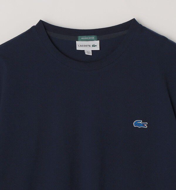 SHIPS any「【SHIPS any別注】LACOSTE: ワンポイント ロゴ ピケ クルーネック Tシャツ 26SS◇」|Tシャツ・カットソー|