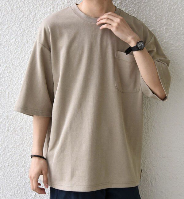 SHIPS any「SHIPS any:〈接触冷感〉COOL TOUCH スムース リラックス ポケット Tシャツ 26SS◇」|Tシャツ・カットソー|