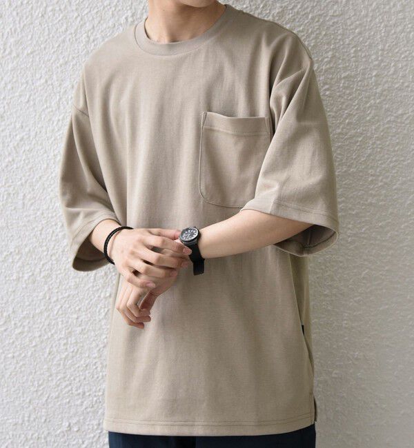 SHIPS any「SHIPS any:〈接触冷感〉COOL TOUCH スムース リラックス ポケット Tシャツ 26SS◇」|Tシャツ・カットソー|