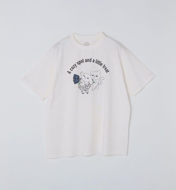 SHIPS Colors 「さかがみ家&times;SHIPS:コラボ プリント Tシャツ◇」|Tシャツ・カットソー|