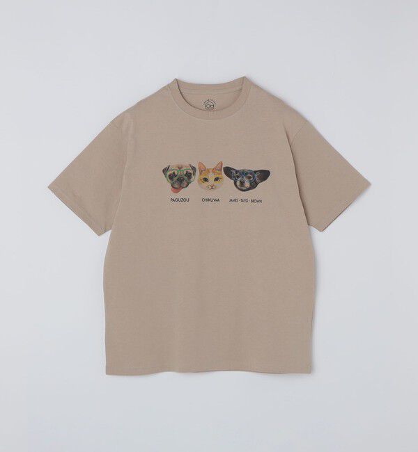 SHIPS Colors 「さかがみ家&times;SHIPS:コラボ プリント Tシャツ◇」|Tシャツ・カットソー|