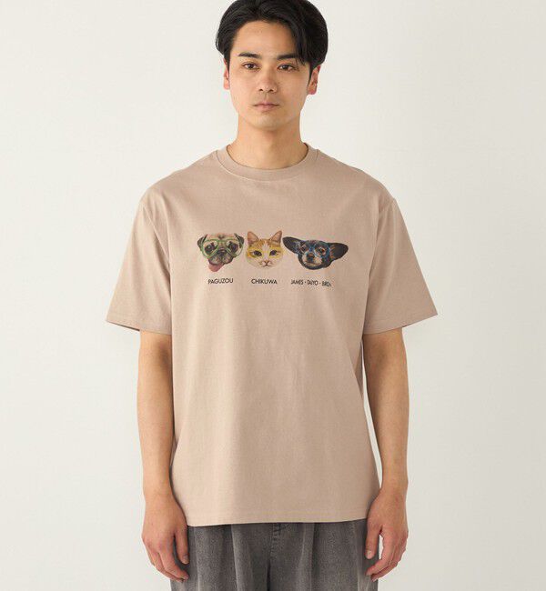SHIPS Colors 「さかがみ家&times;SHIPS:コラボ プリント Tシャツ◇」|Tシャツ・カットソー|