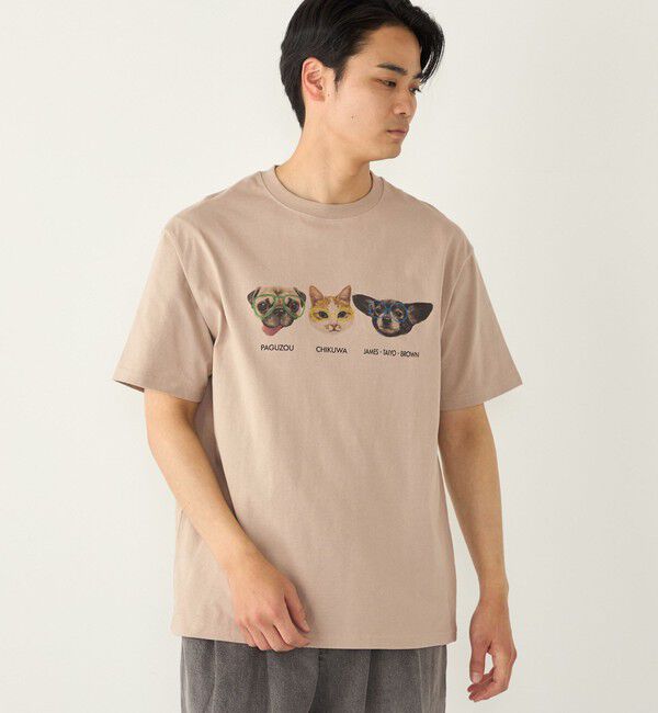 SHIPS Colors 「さかがみ家&times;SHIPS:コラボ プリント Tシャツ◇」|Tシャツ・カットソー|