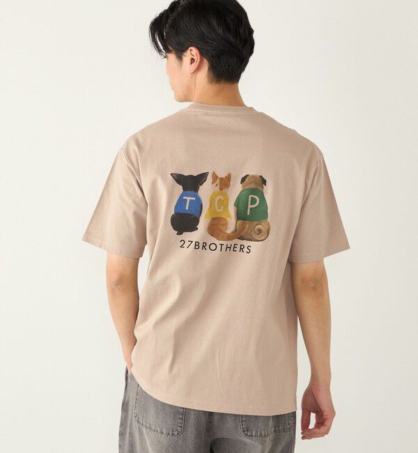 SHIPS Colors 「さかがみ家&times;SHIPS:コラボ プリント Tシャツ◇」|Tシャツ・カットソー|
