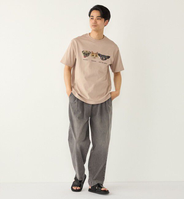 SHIPS Colors 「さかがみ家&times;SHIPS:コラボ プリント Tシャツ◇」|Tシャツ・カットソー|