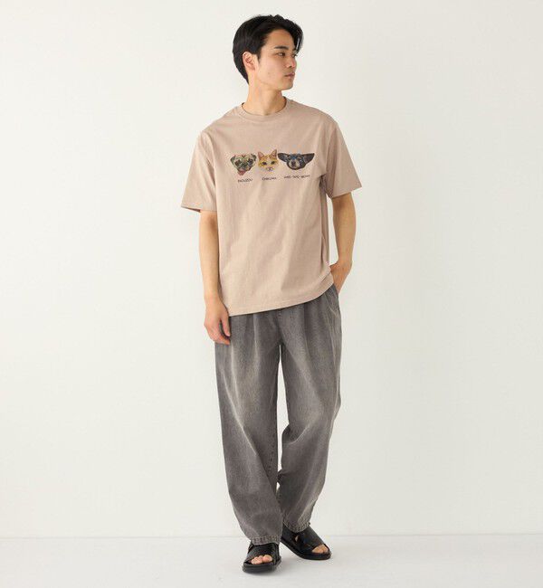SHIPS Colors 「さかがみ家&times;SHIPS:コラボ プリント Tシャツ◇」|Tシャツ・カットソー|
