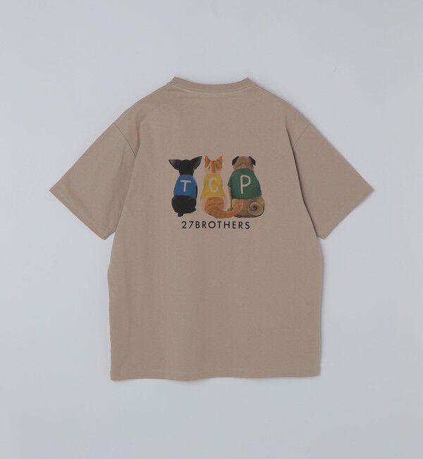 SHIPS Colors 「さかがみ家&times;SHIPS:コラボ プリント Tシャツ◇」|Tシャツ・カットソー|