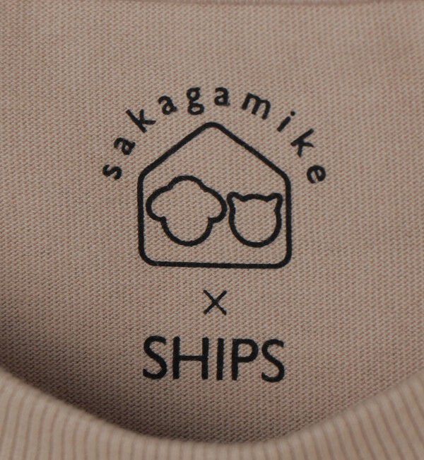 SHIPS Colors 「さかがみ家&times;SHIPS:コラボ プリント Tシャツ◇」|Tシャツ・カットソー|