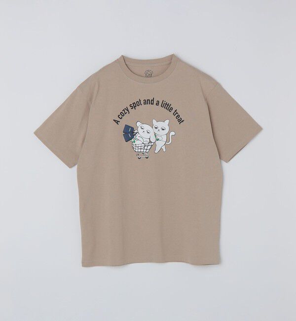 SHIPS Colors 「さかがみ家&times;SHIPS:コラボ プリント Tシャツ◇」|Tシャツ・カットソー|