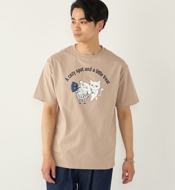SHIPS Colors 「さかがみ家&times;SHIPS:コラボ プリント Tシャツ◇」|Tシャツ・カットソー|
