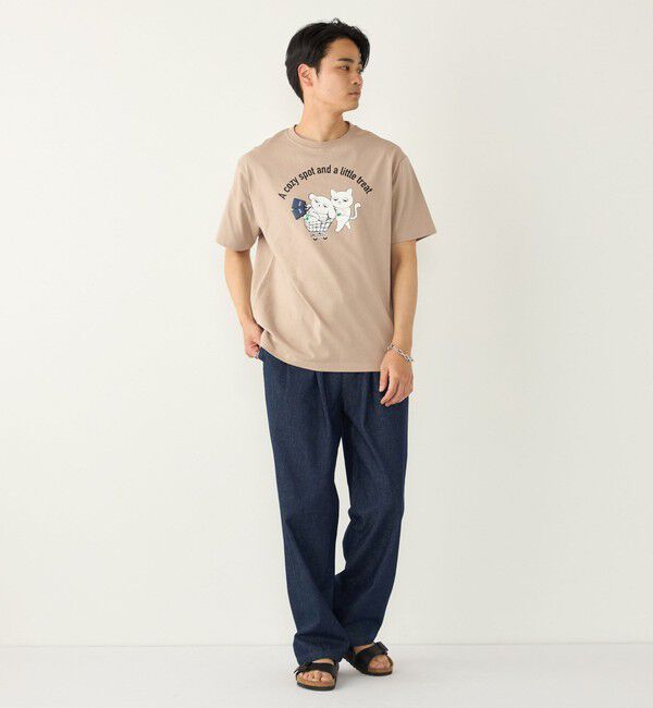 SHIPS Colors 「さかがみ家&times;SHIPS:コラボ プリント Tシャツ◇」|Tシャツ・カットソー|