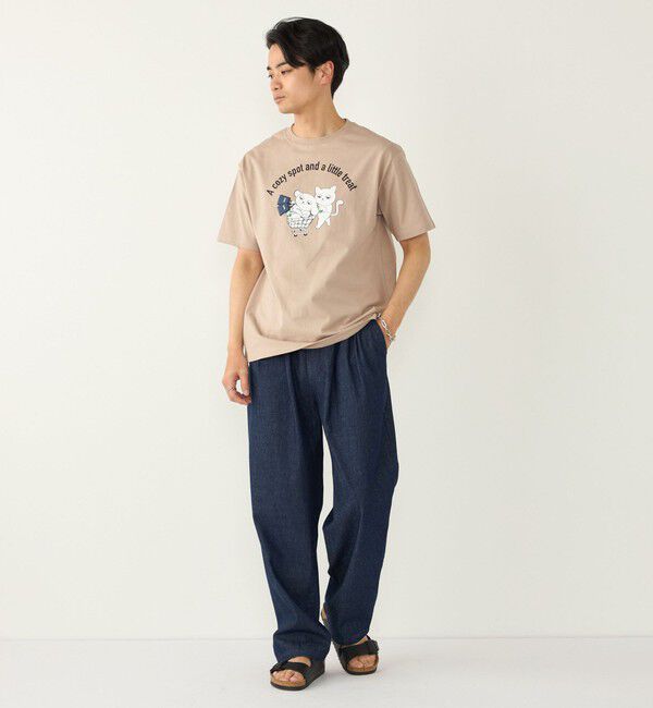 SHIPS Colors 「さかがみ家&times;SHIPS:コラボ プリント Tシャツ◇」|Tシャツ・カットソー|