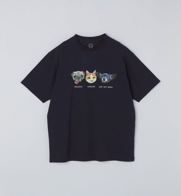 SHIPS Colors 「さかがみ家&times;SHIPS:コラボ プリント Tシャツ◇」|Tシャツ・カットソー|