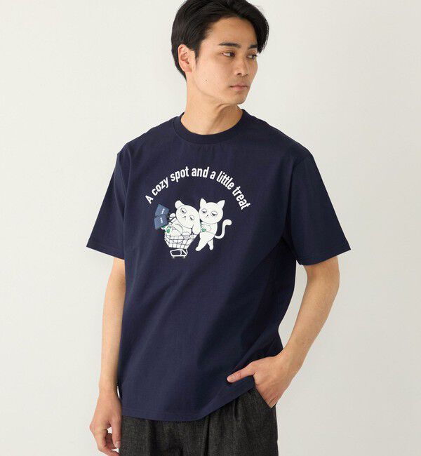 SHIPS Colors 「さかがみ家&times;SHIPS:コラボ プリント Tシャツ◇」|Tシャツ・カットソー|