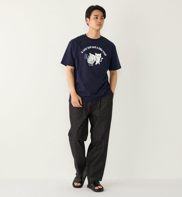 SHIPS Colors 「さかがみ家&times;SHIPS:コラボ プリント Tシャツ◇」|Tシャツ・カットソー|